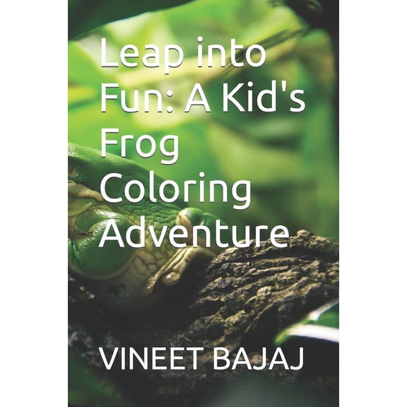 Leap into Fun: A Kid's Frog Coloring Adventure, (Paperback)