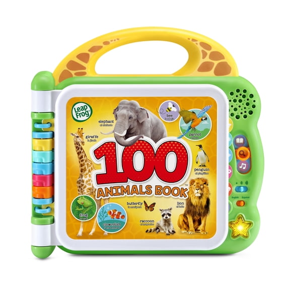 LeapFrog 100 Animals Interactive Book for Babies & Toddlers - Electronic Learning System