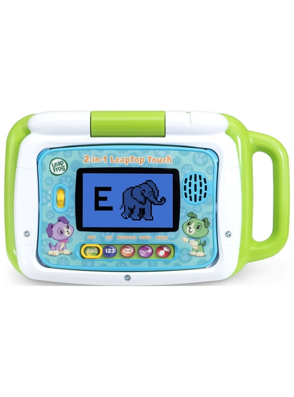LeapFrog 2-in-1 LeapTop Touch, Toddler Toy Laptop Learning System, Teaches Letters, Numbers