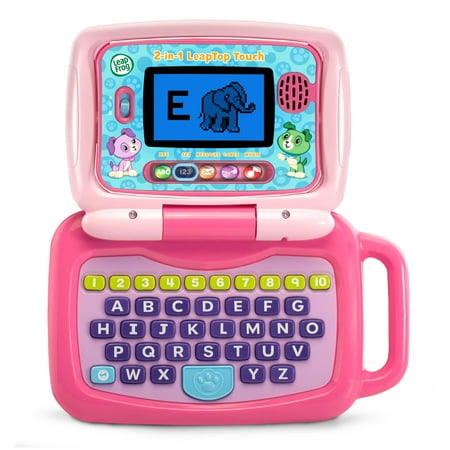 LeapFrog 2-in-1 LeapTop Touch - Pink Electronic Learning Systems Baby and Toddler Toys