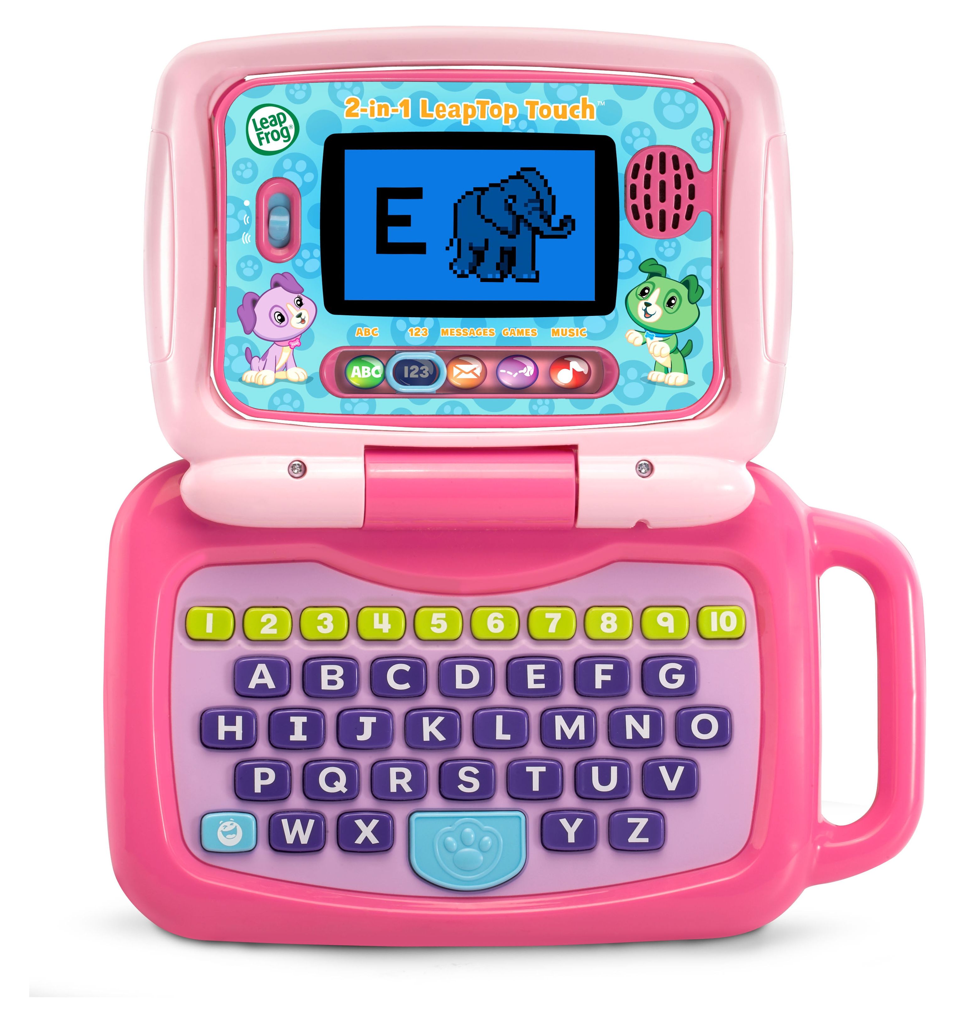 LeapFrog 2-in-1 LeapTop Touch for Toddlers, Electronic Learning System, Teaches Letters, Numbers - image 1 of 12