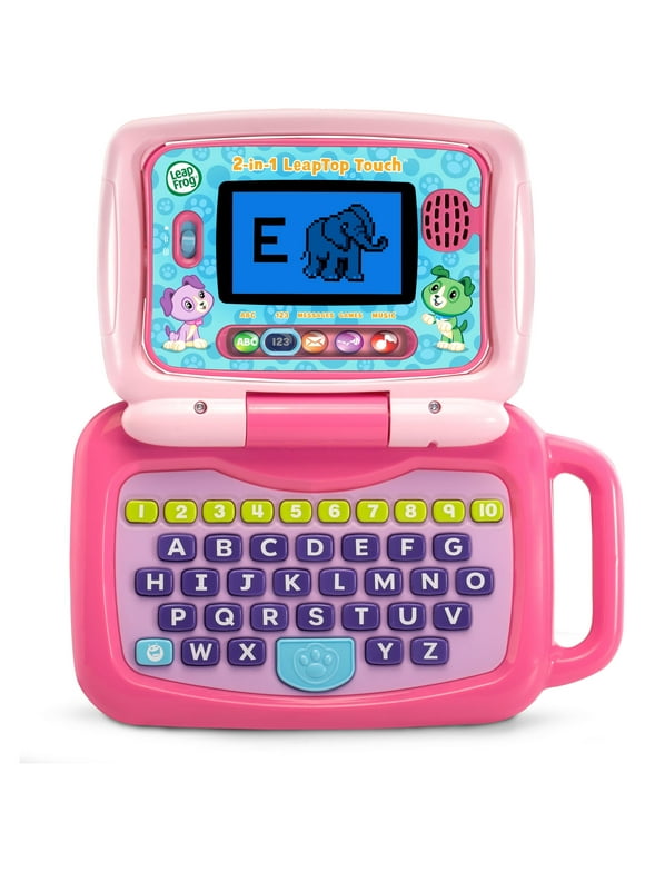 LeapFrog 2-in-1 LeapTop Touch for Toddlers, Electronic Learning System, Teaches Letters, Numbers