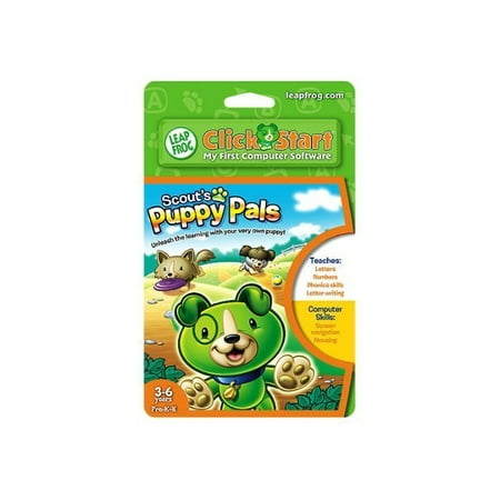 Scout's Puppy Pals - LeapFrog ClickStart - game cartridge