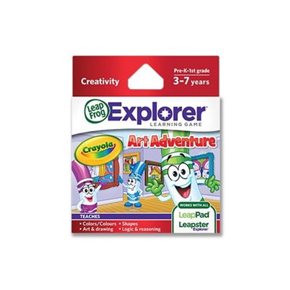 LeapFrog Explorer Game Cartridge: Crayola Art Adventure, No
