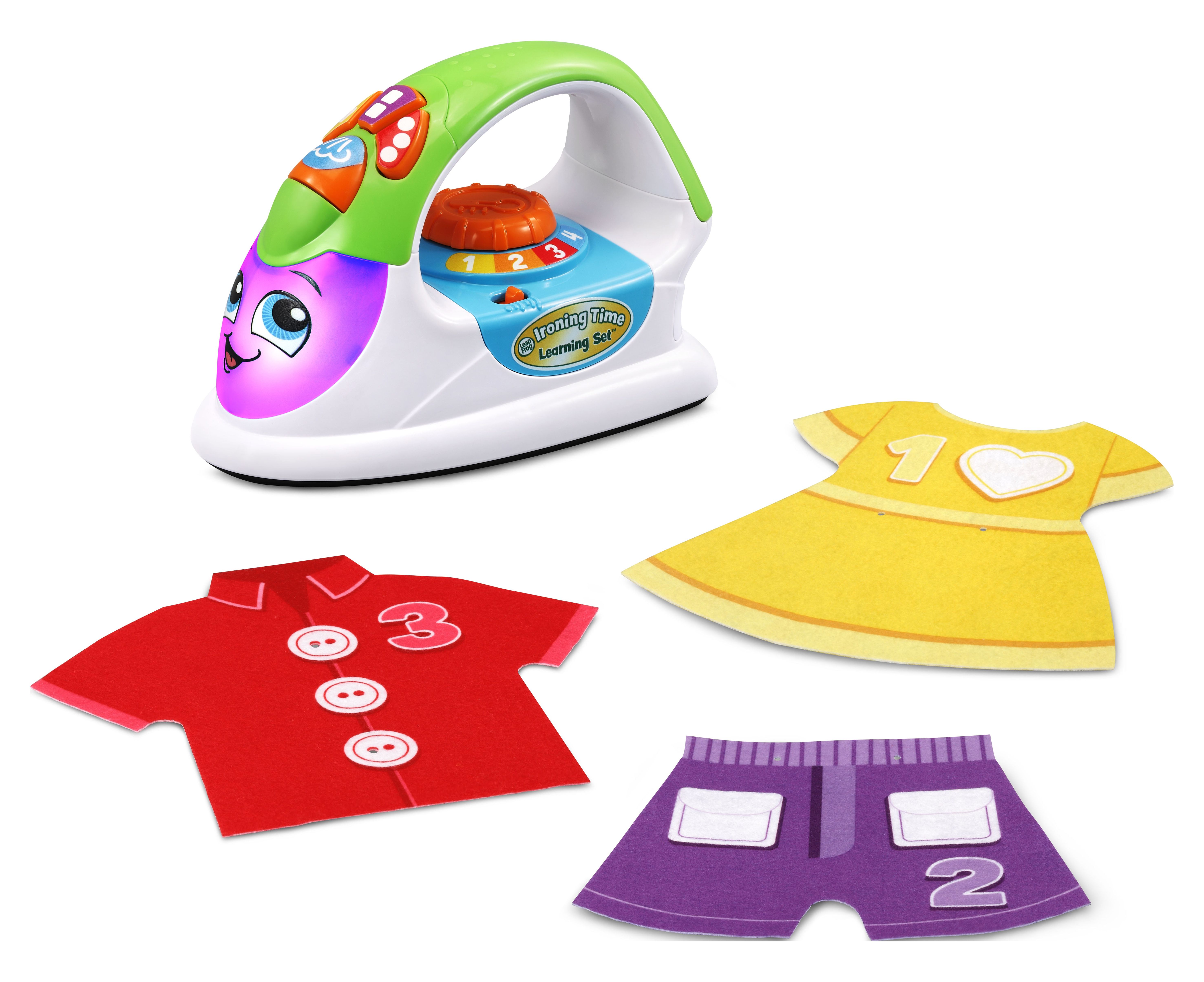 LeapFrog® Ironing Time Learning Set, Pretend Play Toy for Toddlers, Teaches Colors, Shapes - image 1 of 12