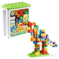thumbnail image 1 of LeapFrog LeapBuilders 81-Piece Jumbo Box, Learning Blocks Toy for Kids, 1 of 17