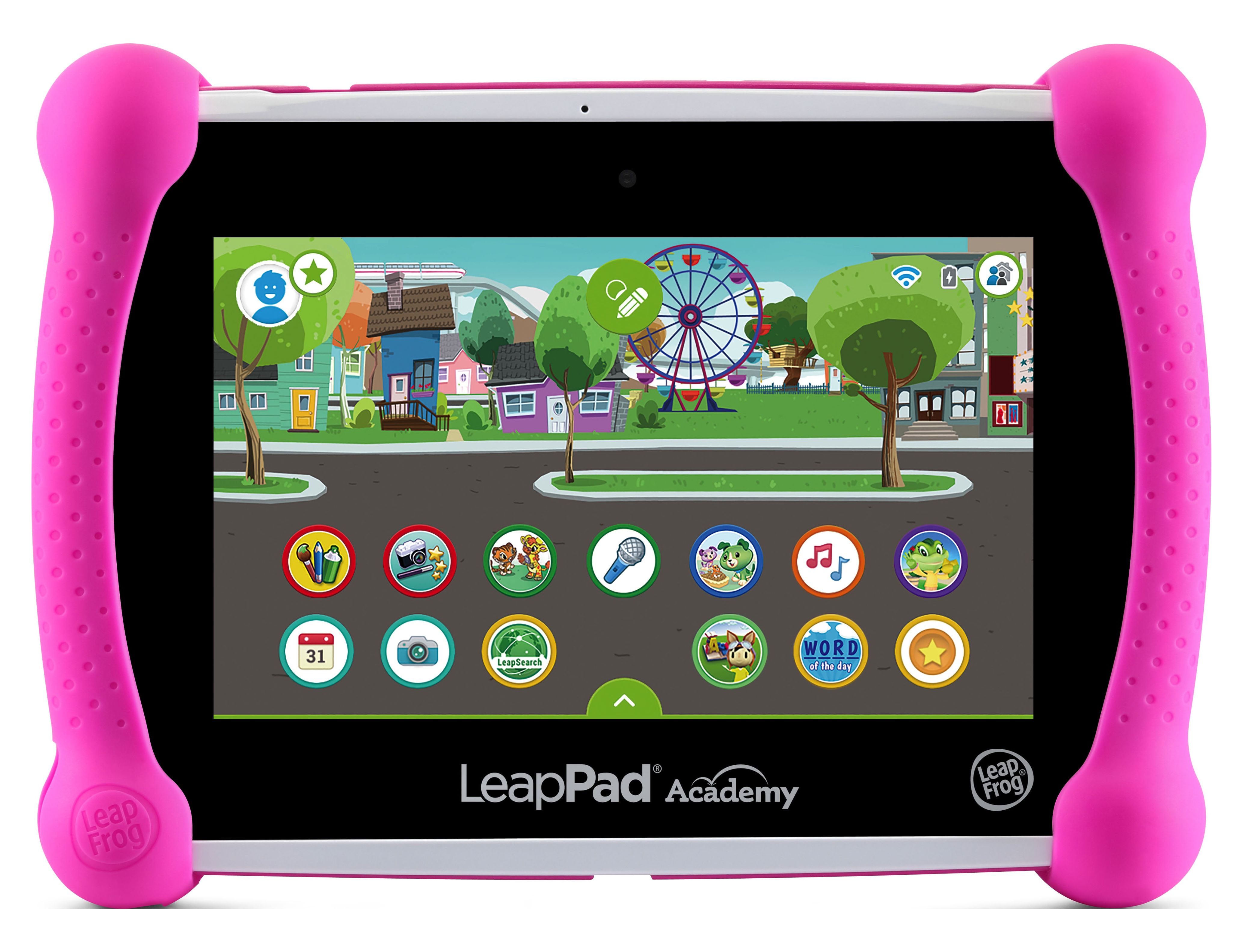 LeapFrog LeapPad Academy Pink Kids’ Tablet with LeapFrog Academy - image 1 of 12