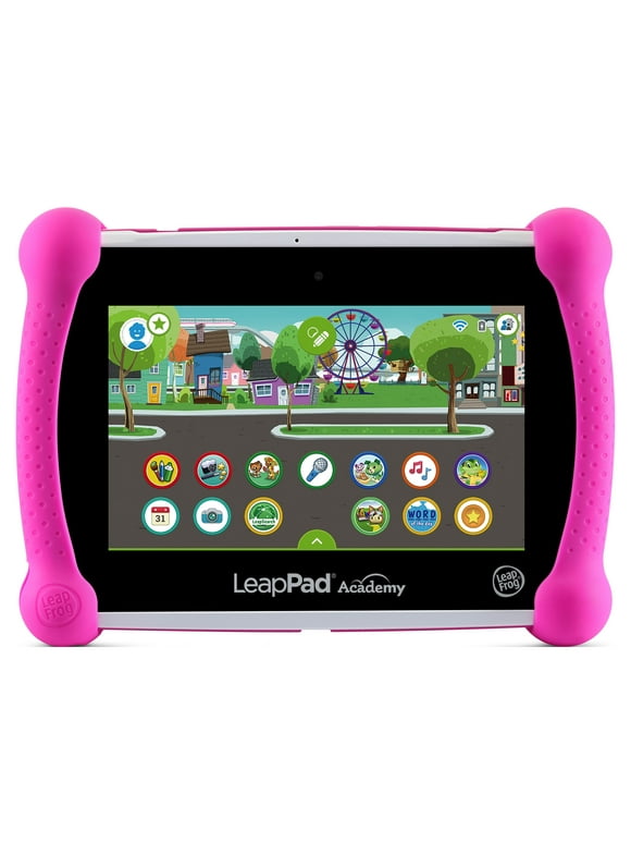 LeapFrog LeapPad Academy Pink Kids’ Tablet with LeapFrog Academy
