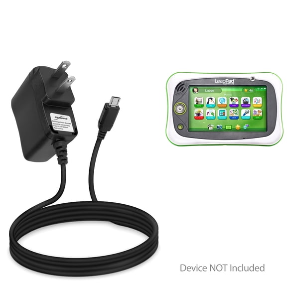 5V Micro USB AC DC Adapter for L-eapFrog LeapPad Ultimate Charger, BoxWave [Wall Charger Direct] Wall Plug Charger for LeapFrog LeapPad Ultimate
