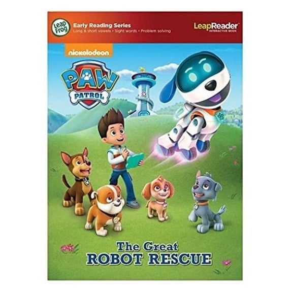 Pre-Owned LeapFrog LeapReader Book Paw Patrol The Great Robot Rescue Paperback
