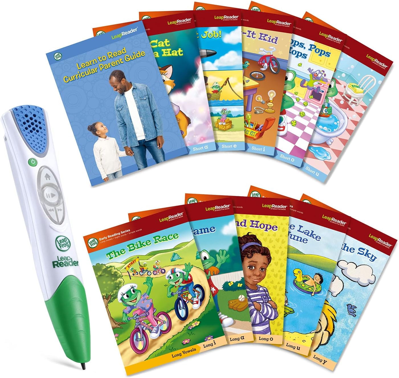 LeapFrog LeapReader System Learn-to-Read 10 Book Mega Pack, Pink