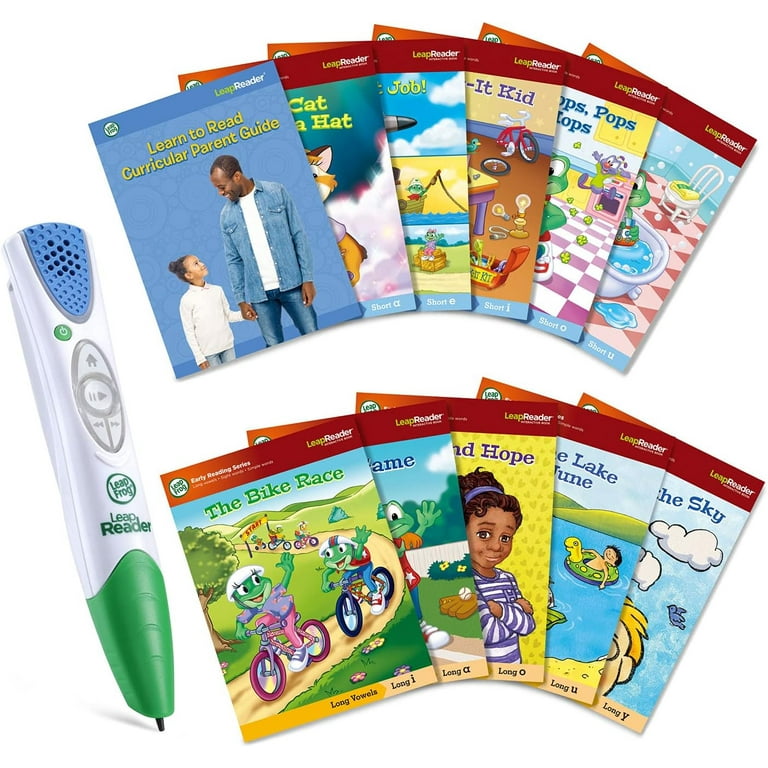 LeapFrog LeapReader System Learn-to-Read 10 Book Mega Pack, Pink