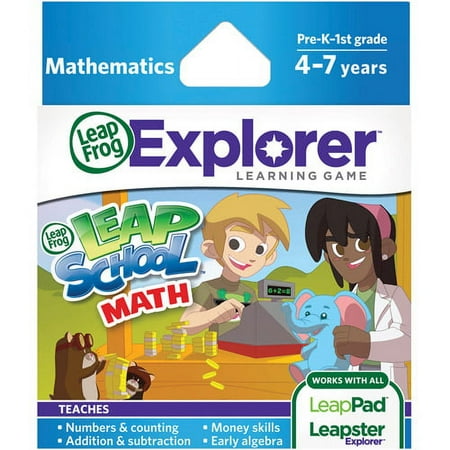 LeapFrog LeapSchool Math Learning Game (works with LeapPad Tablets, LeapsterGS, and Leapster Explorer)