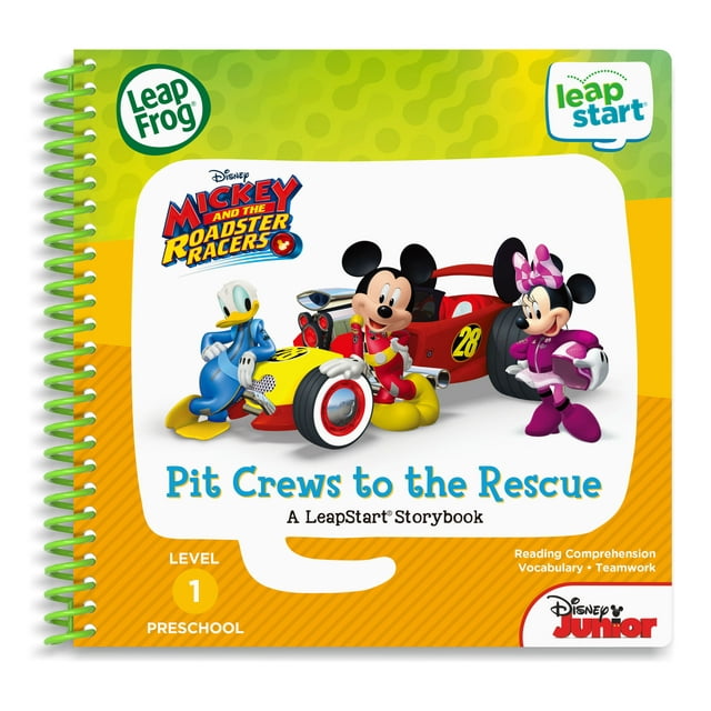 LeapFrog LeapStart 3D Mickey and the Roadster Racers Pit Crews to the ...