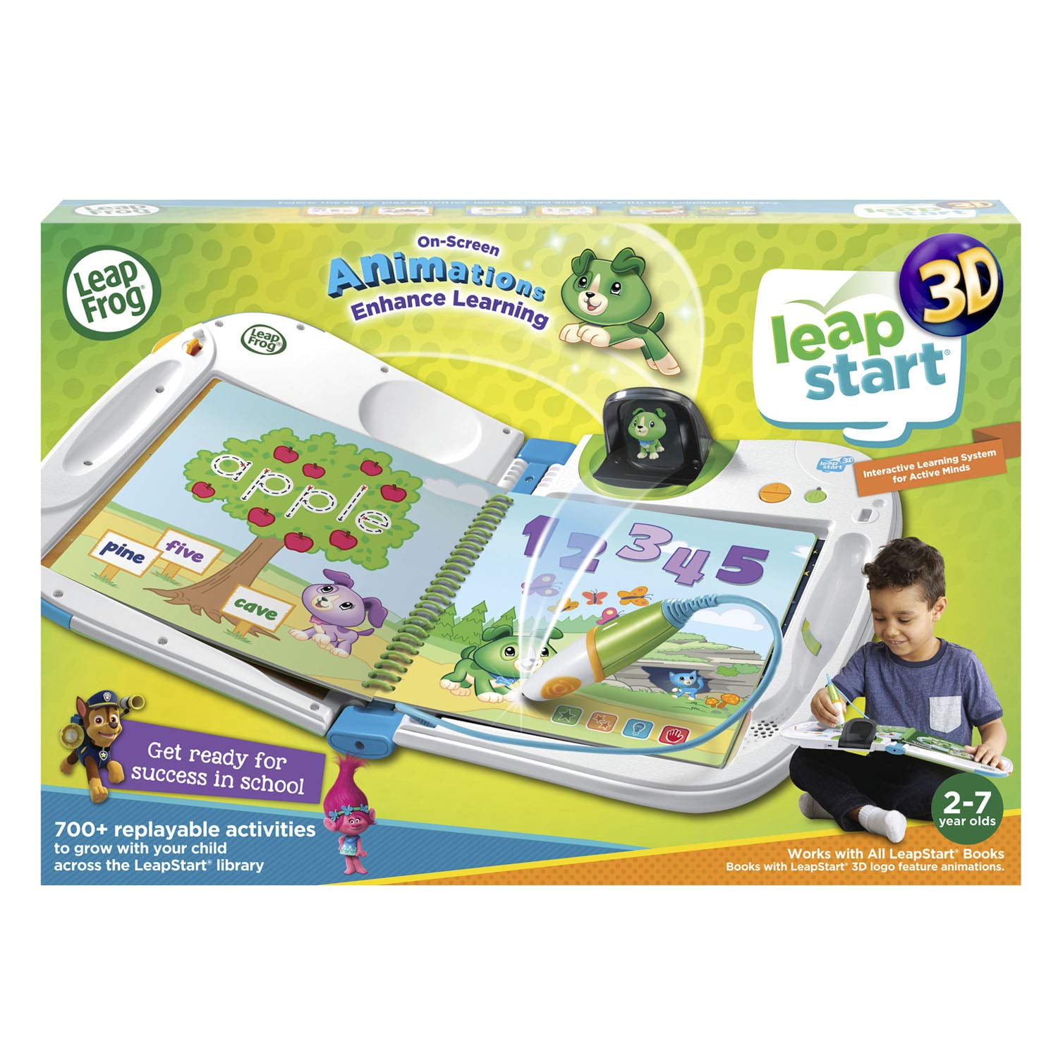 LeapFrog LeapStart Interactive Learning System Bundle With PJ Masks And ...