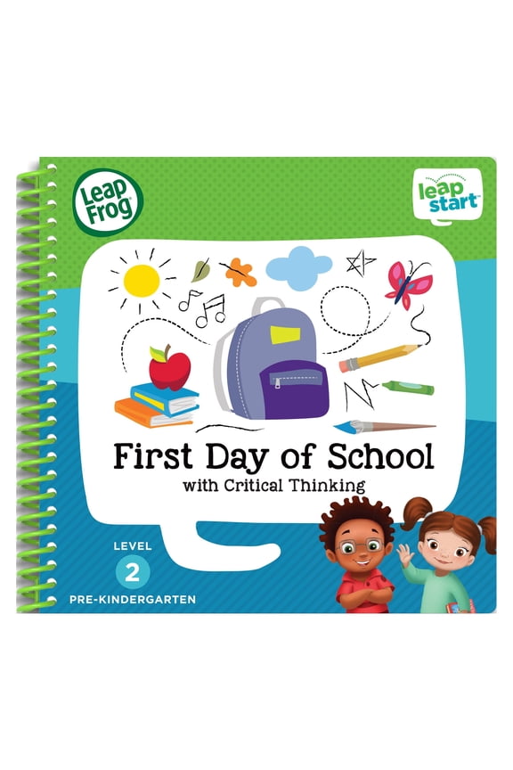 LeapStart Pre-K First Day of School Activity Learning Book