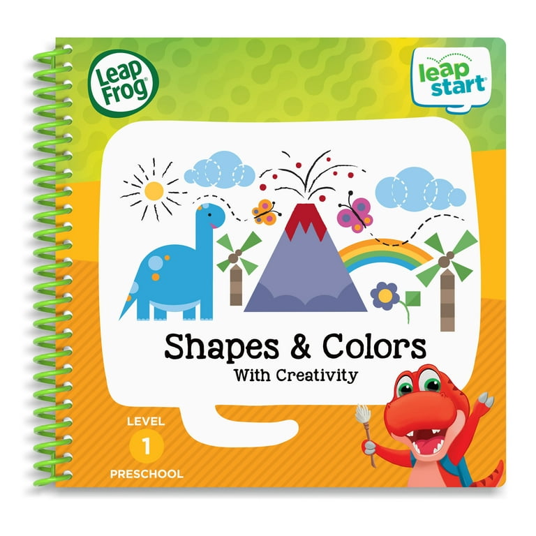 LeapFrog LeapStart Preschool Shapes Colors Learning Book