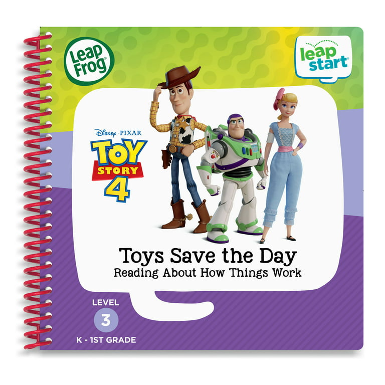 LeapFrog LeapStart Toy Story 4 Toys Save the Day Learning Book