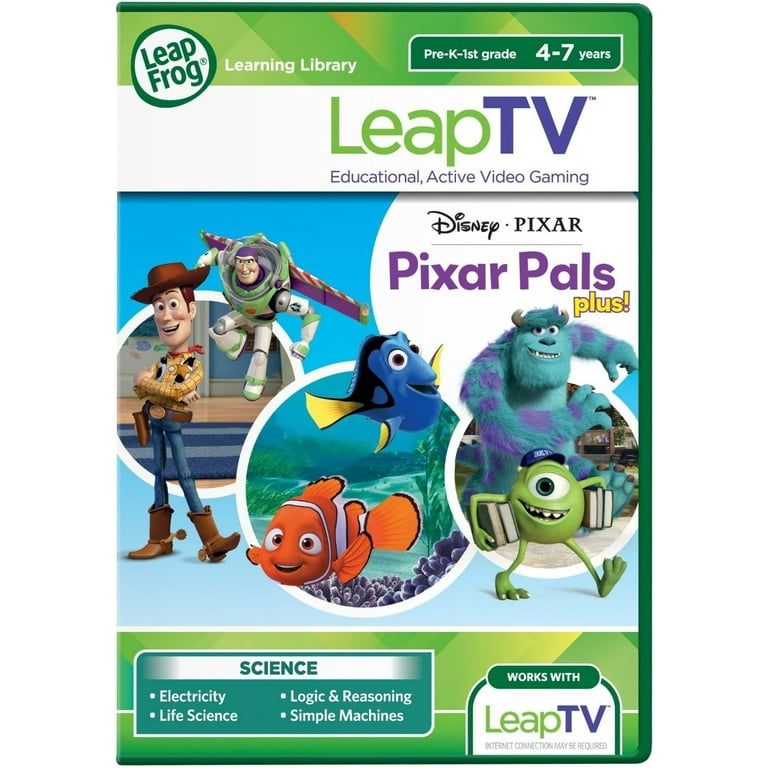 LeapFrog LeapTV Disney Pixar Pals Plus Educational Active Video Game Walmart
