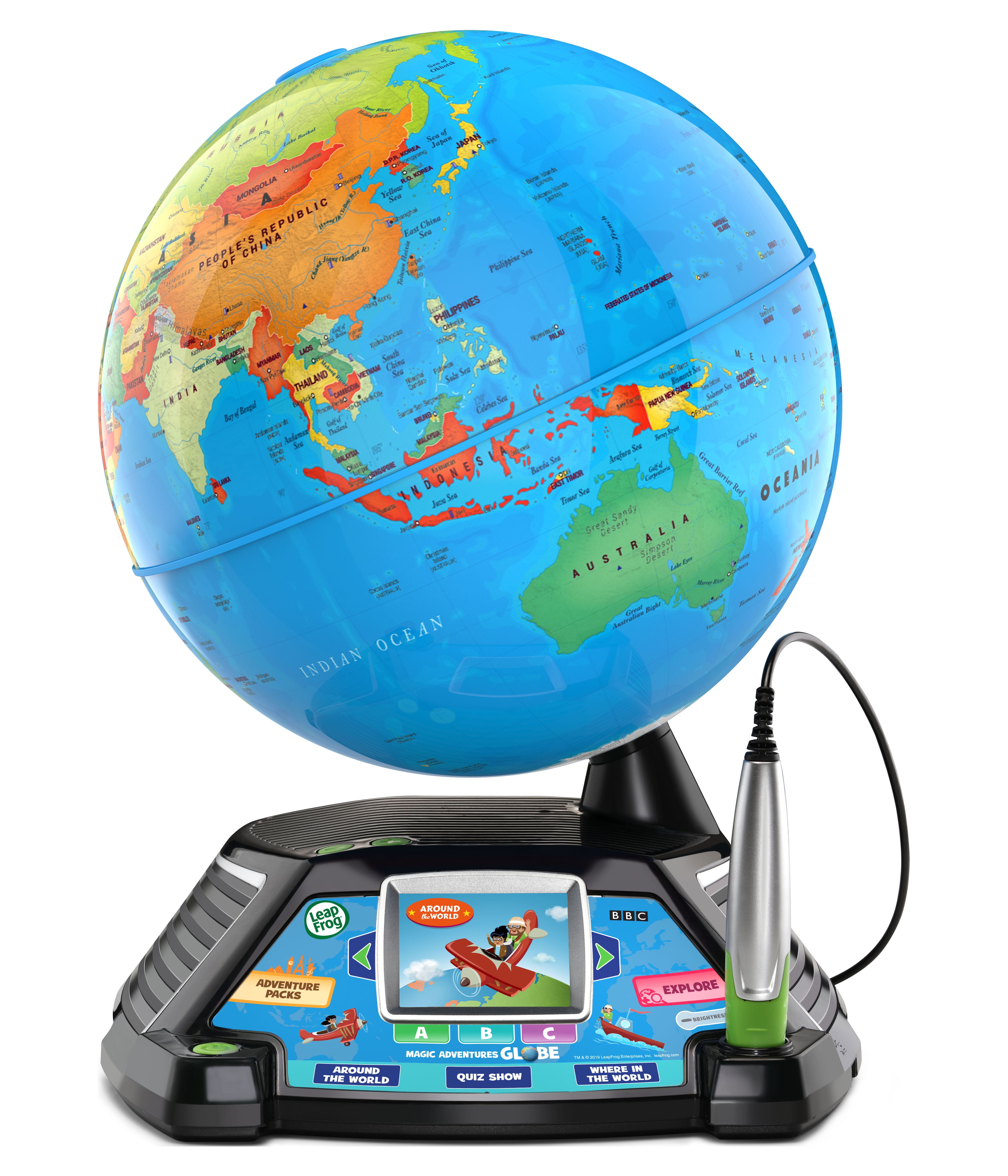 Vtech Fly And Learn Globe Interactive Educational Talking Kids Atlas  Geography