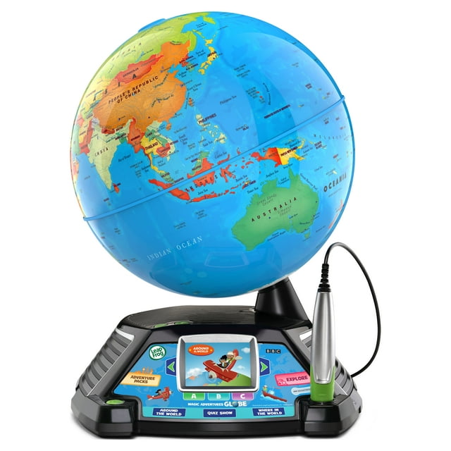 LeapFrog Magic Adventures Interactive Globe With 5+ Hours of BBC Video