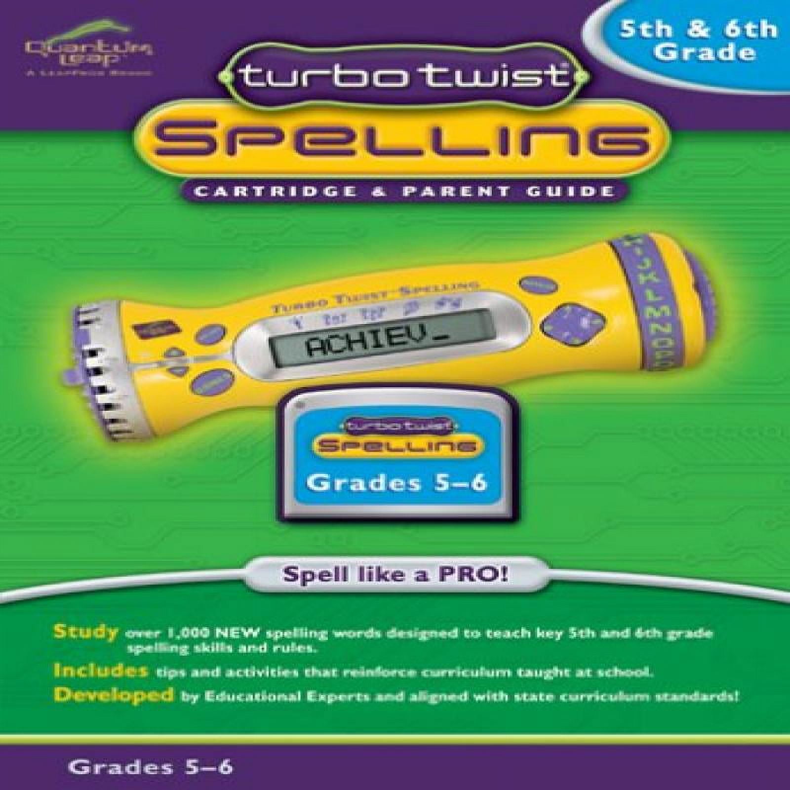 LeapFrog Quantum Leap Turbo Twist Spelling Cartridge & Parent