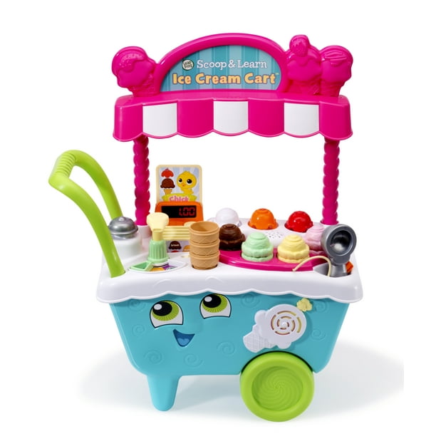 LeapFrog Scoop and Learn Ice Cream Cart, MultiColor Play Kitchen Toy