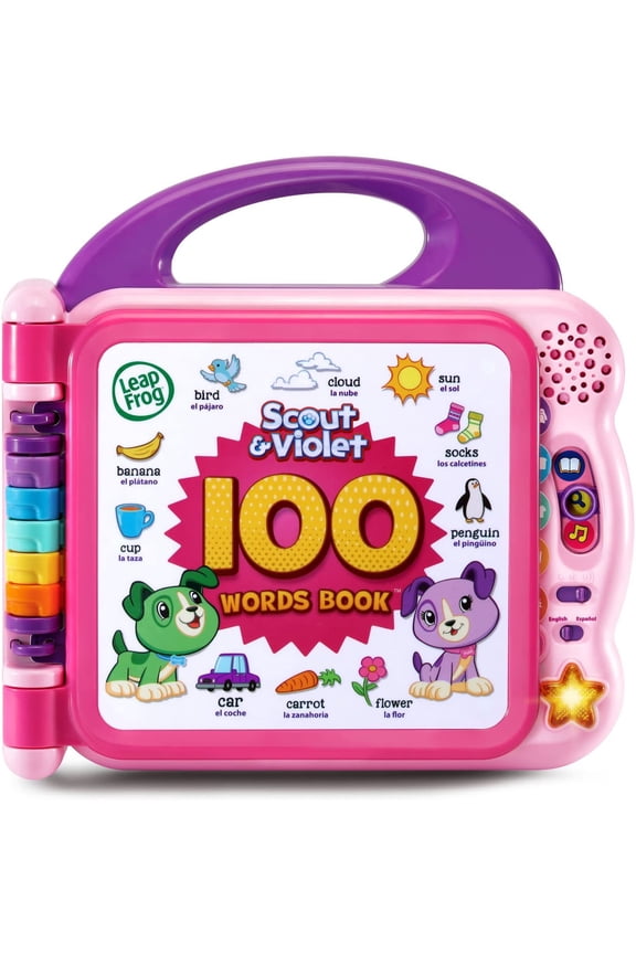 Scout and Violet 100 Words Boo Interactive Electronic Learning System, Purple, 1.49 lbs