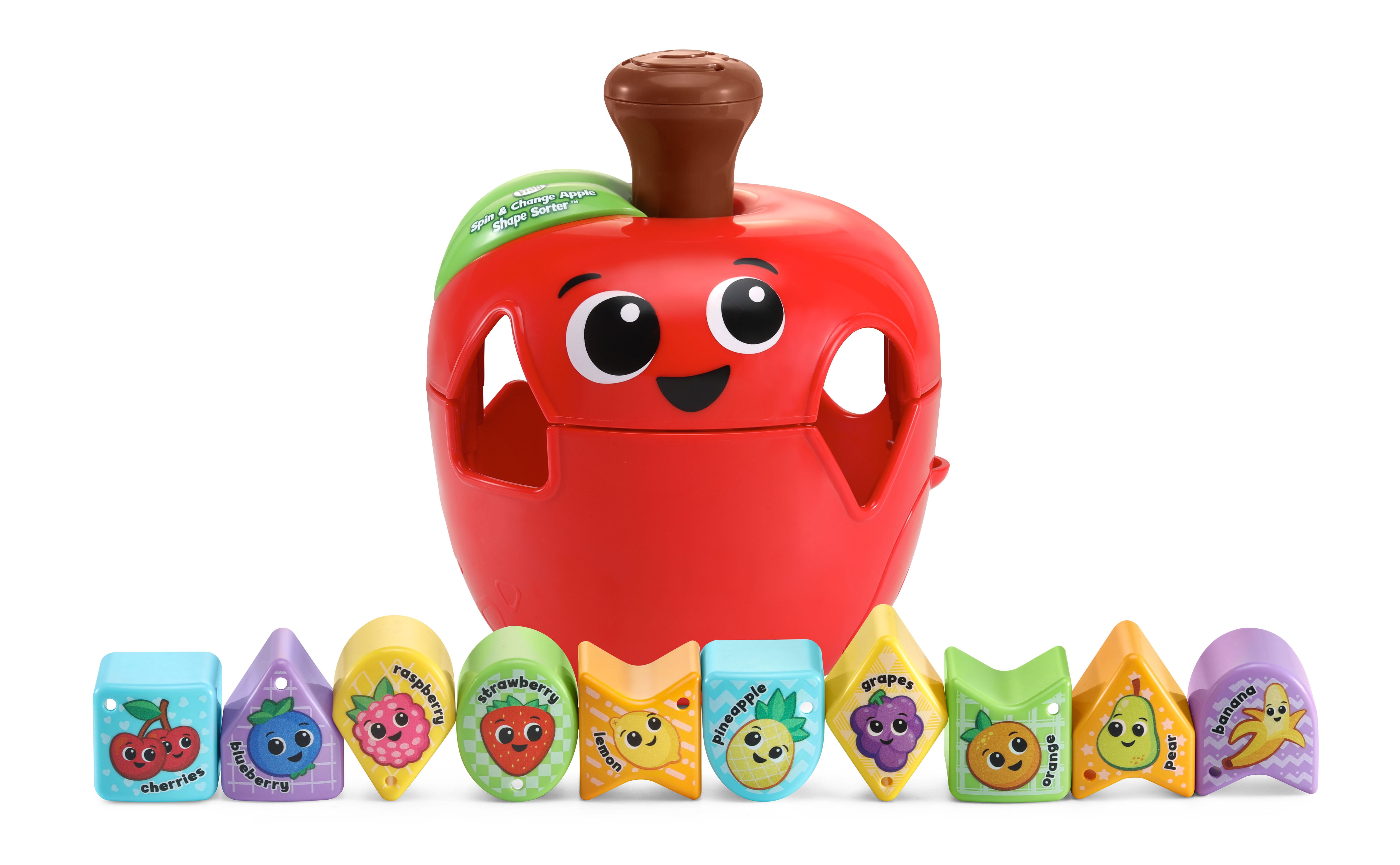 LeapFrog® Spin & Change Apple Shape Sorter™ With 85 Reclaimed Plastic