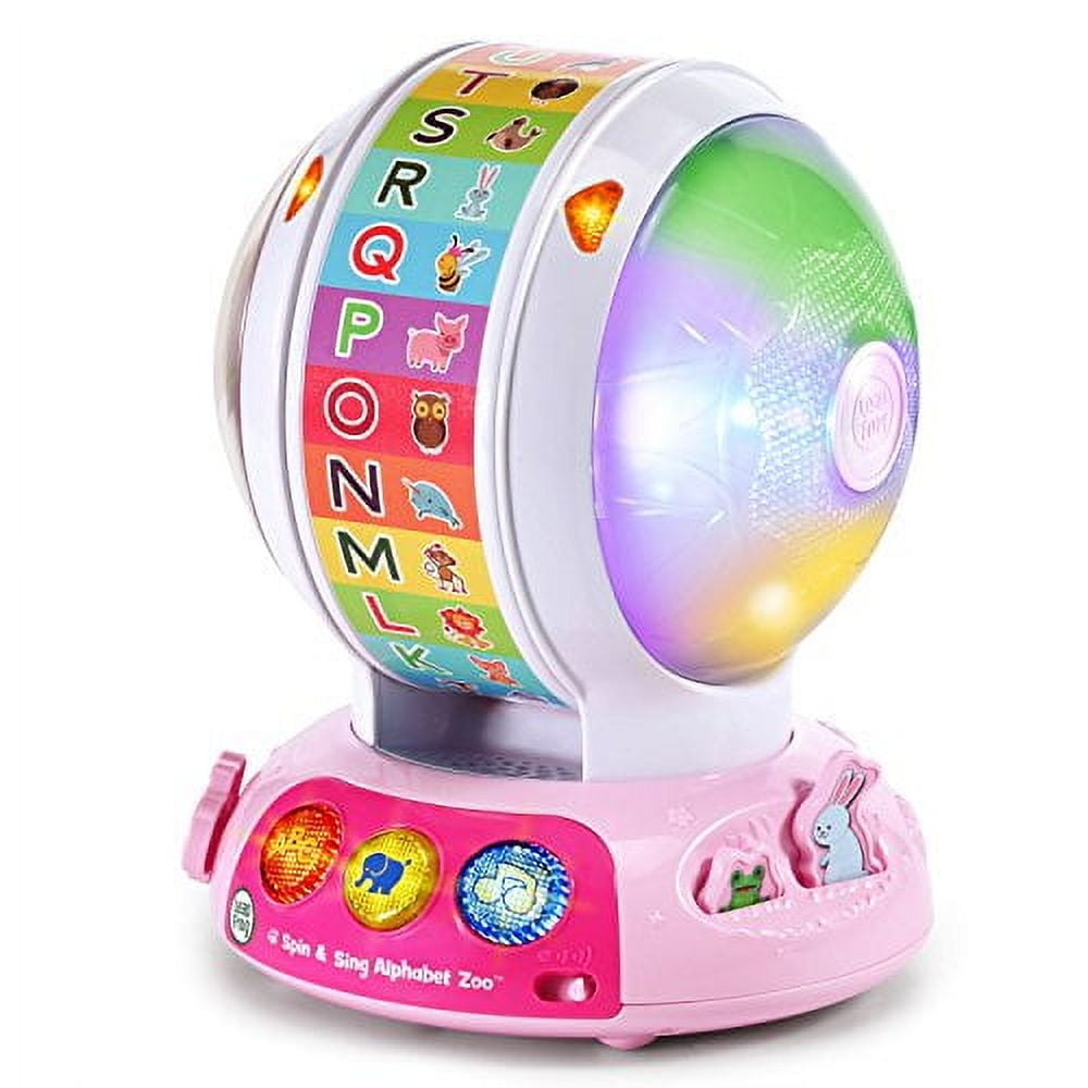 LeapFrog, Spin and Sing Pink Alphabet Zoo, Interactive Learning