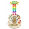 thumbnail image 1 of LeapFrog Strum & Count Wooden Guitar Plastic, FSC-Certified Wood Baby and Toddler Toys, 1 of 9