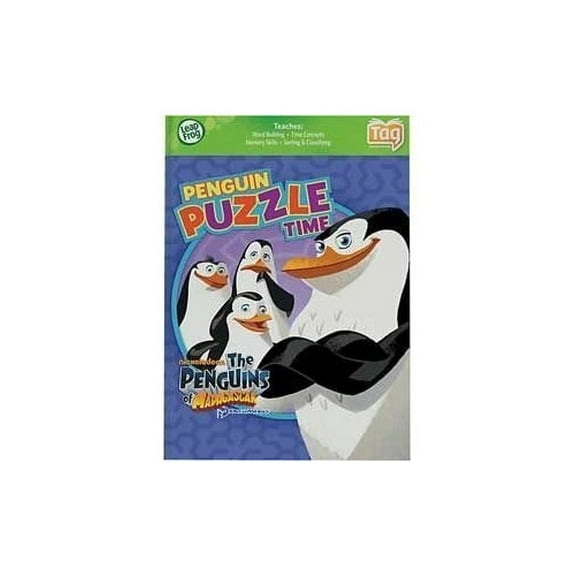 Pre-Owned Tag Book, Penguins Of Madagascar Puzzle Time (Hardcover) 1606851683 9781606851685