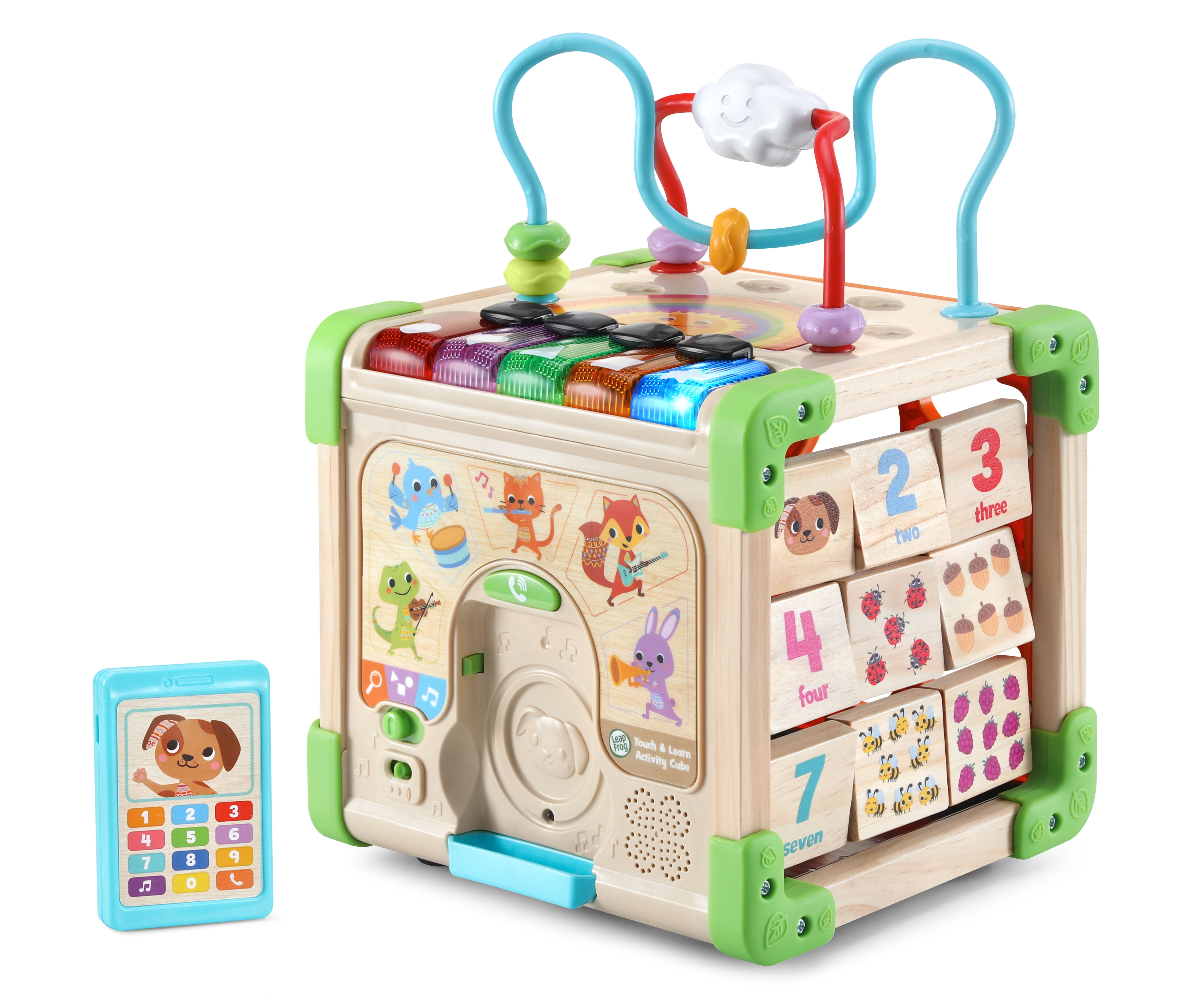 LeapFrog® Touch & Learn Wooden Activity Cube™ 100 FSC™Certified Wood