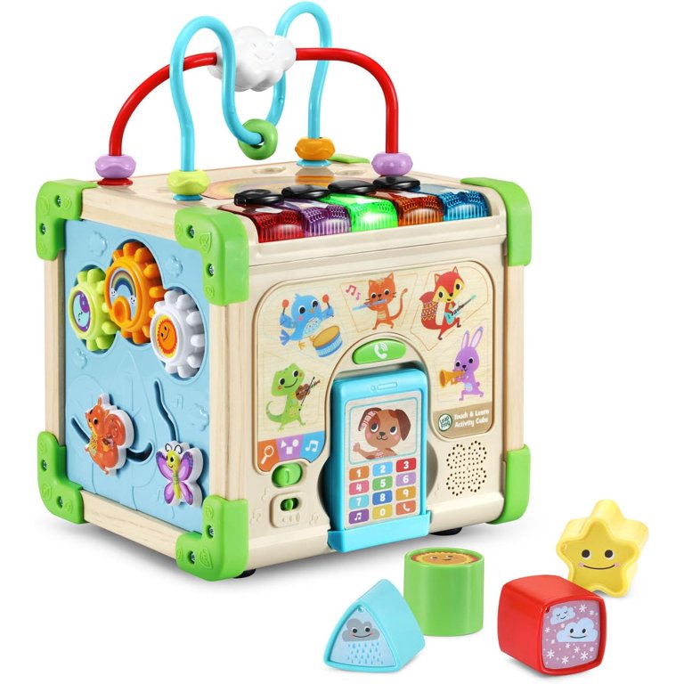 LeapFrog Touch and Learn Wooden Activity Cube Exclusive - Walmart.com