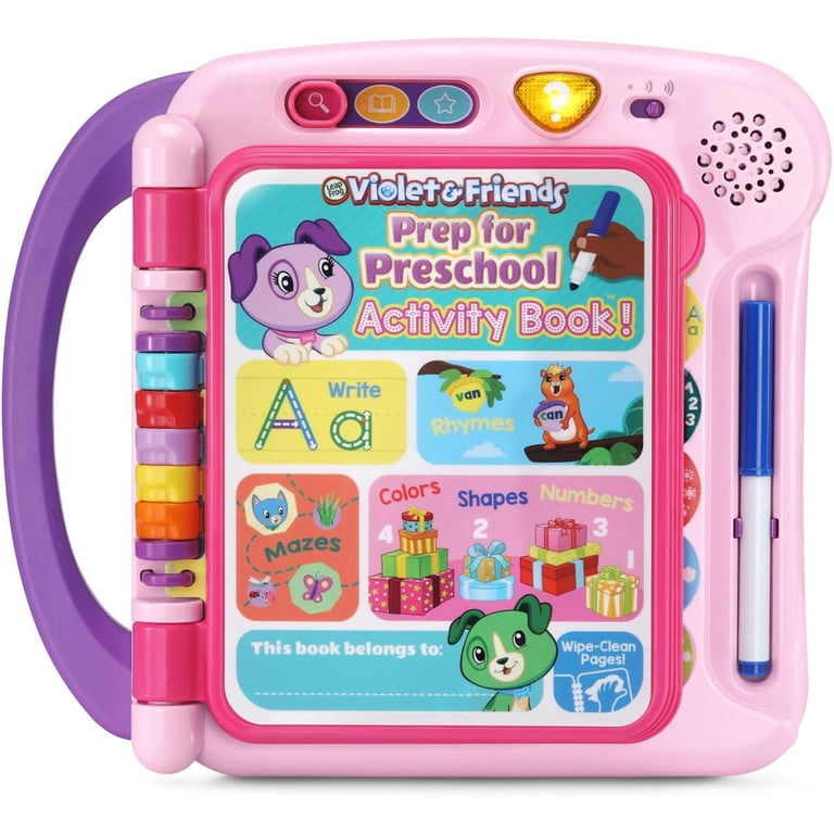 Leap Frog 絵本セット 6冊 LeapFrog Violet and Friends Prep for Preschool Activity Book, Pink