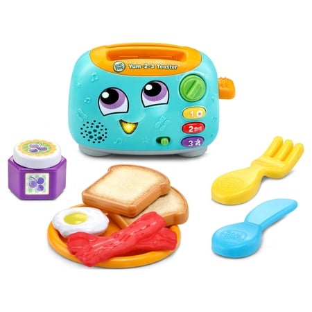 LeapFrog Yum-2-3 Toaster, Multicolor Imaginative Play Learning Toy for Toddlers