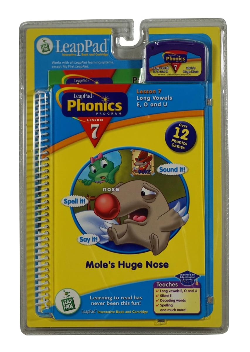 Leap Pad Phonics Interactive Book Cartridge Mole's Huge Nose