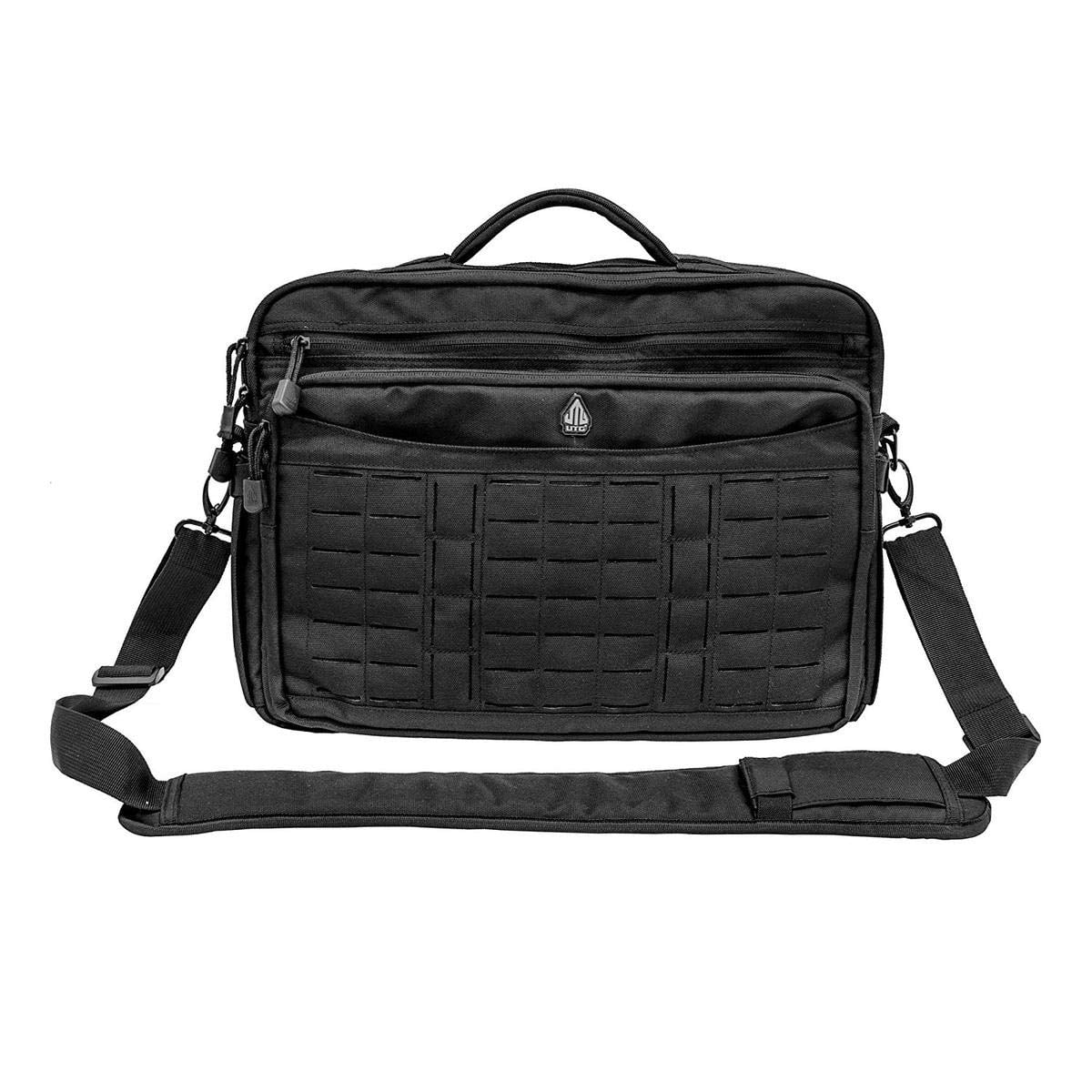 Leapers PVC-P925B Inc, UTG 9-2-5 Briefcase, 1200D Polyester, Black