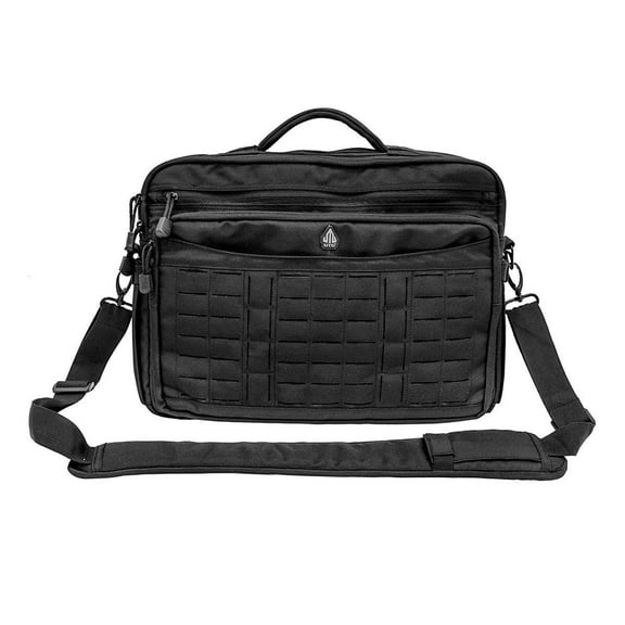 Leapers PVC-P925B Inc, UTG 9-2-5 Briefcase, 1200D Polyester, Black