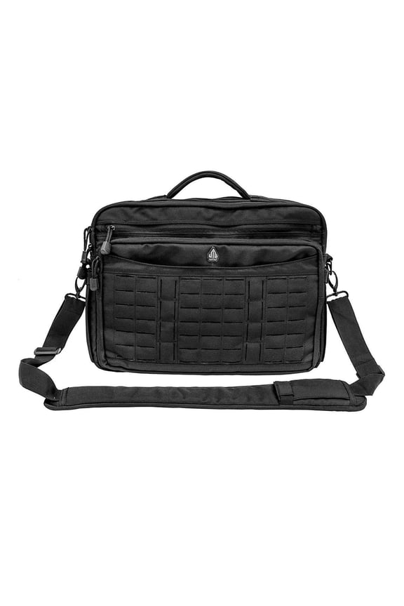 PVC-P925B Inc, UTG 9-2-5 Briefcase, 1200D Polyester, Black