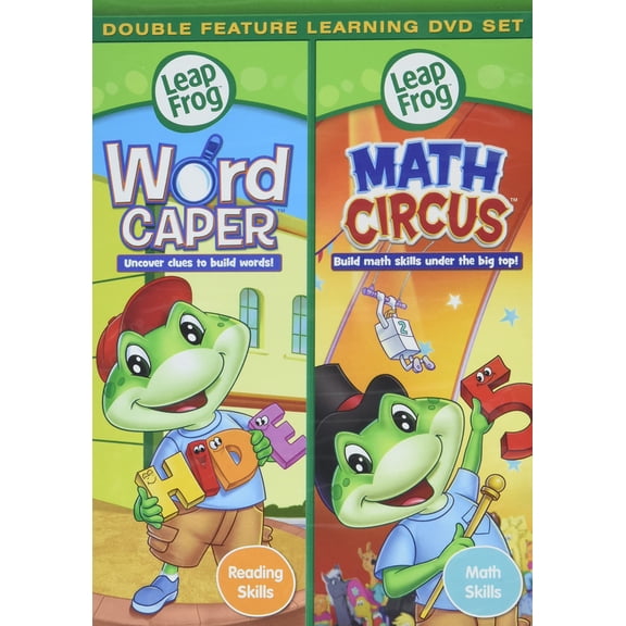 Leapfrog: Math Circus / Word Caper (DVD) NEW