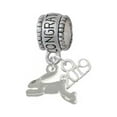 thumbnail image 1 of Leaping Rabbit - 2019 Congraduations Charm Bead, 1 of 1