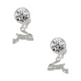 thumbnail image 1 of Leaping Rabbit Clear Crystal Clip On Earrings, 1 of 3