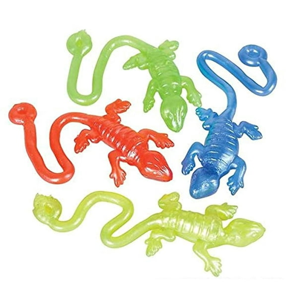 Rhode Island Novelty SKLIZAR Lizards, 12 Pack, assorted colors