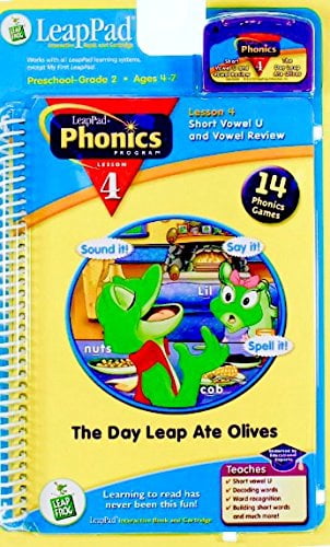 LeapPad Phonics Program Lesson 10: A Fisherman's Tale - Interactive Book & Cartridge For LeapPad Learning System