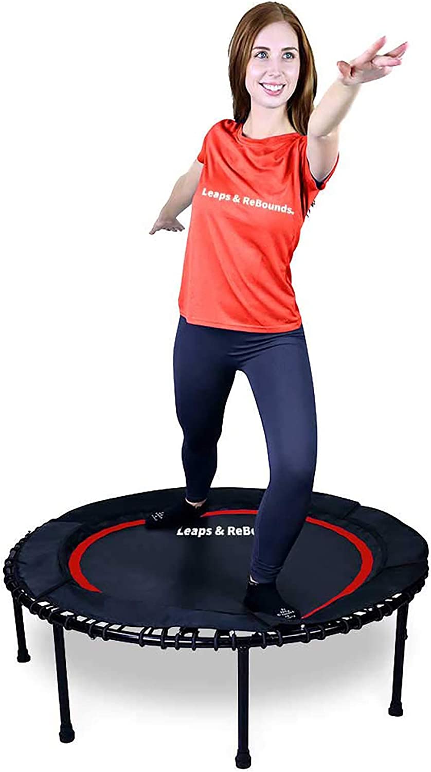 Leaps and ReBounds for Adults and Kids Rebounder with Online Workout