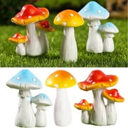 Leaqu Mushroom Garden Statues, Eye Catching 3 Count