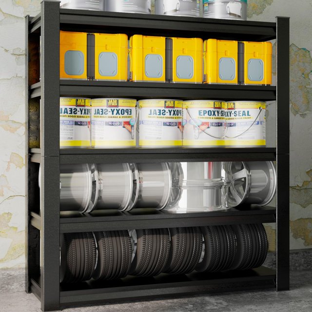 Leariso 78"H 5Tier Metal Garage Shelving Unit Adjustable Warehouse