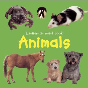 Learn-A-Word Book: Animals (Board book)