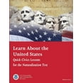thumbnail image 1 of Learn About the United States: Quick Civics Lessons for the Naturalization Test (Revised February, 2019), (Paperback), 1 of 1